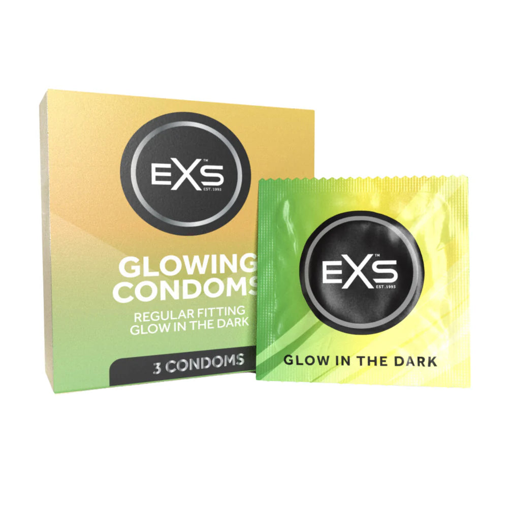 EXS Glow in The Dark Condoms | Vegan Friendly | EXS Condoms | EXS Condoms EXS Glow in The Dark Condoms | Vegan Friendly | EXS Condoms | EXS Condoms