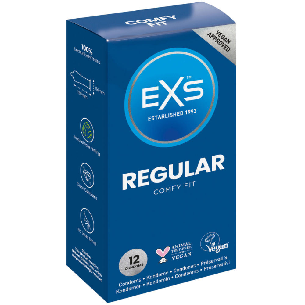 EXS | Regular Condoms | Maximise Your Safety & Pleasure | Vegan